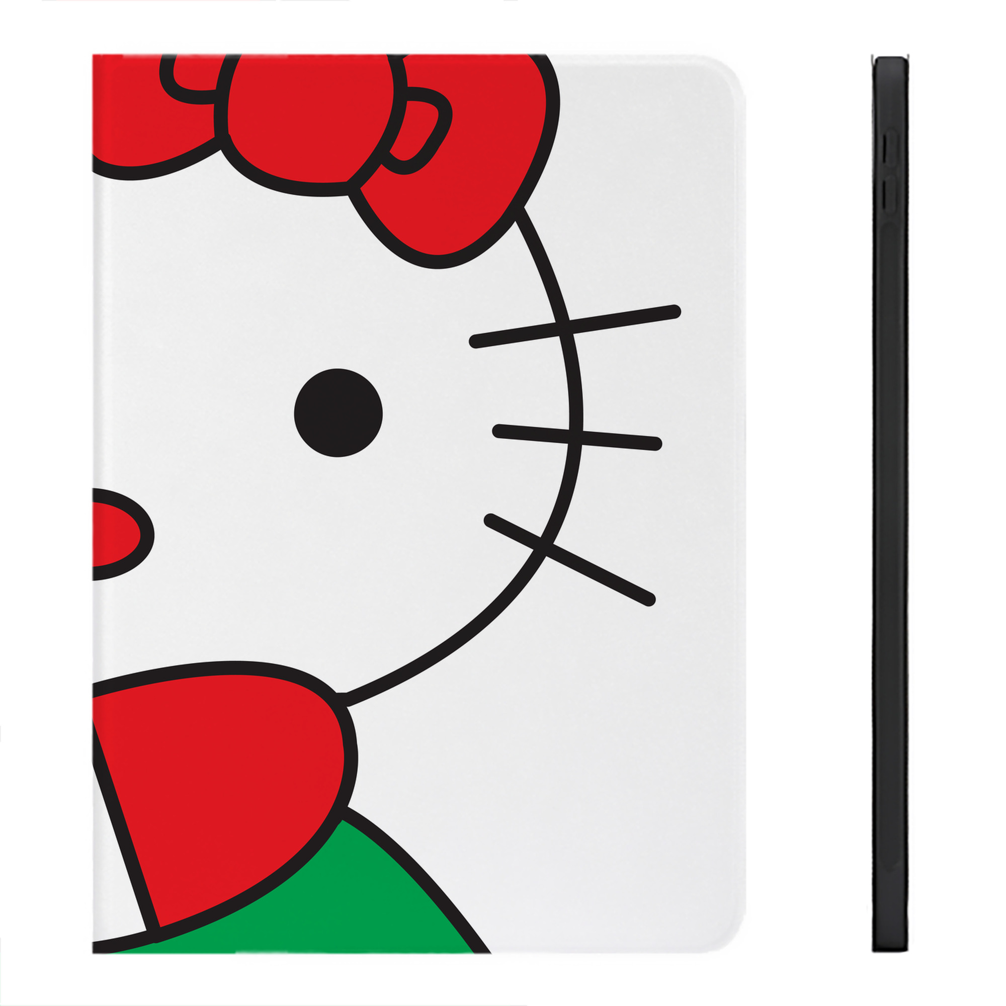（画像用） Hello Kitty ハローキティ IPadケース ペンホルダー付き ブックスタイルデザイン